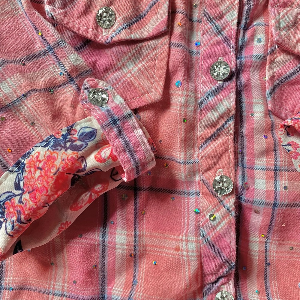Glitter button down - Picture 3 of 3